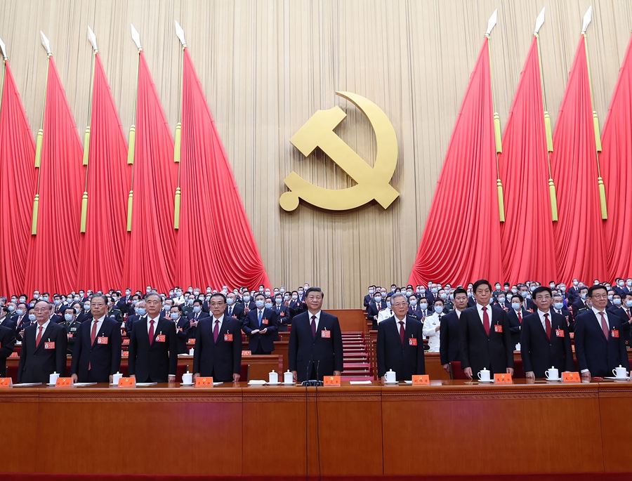 10月22日，中國共產黨第二十次全國代表大會在北京人民大會堂勝利閉幕。